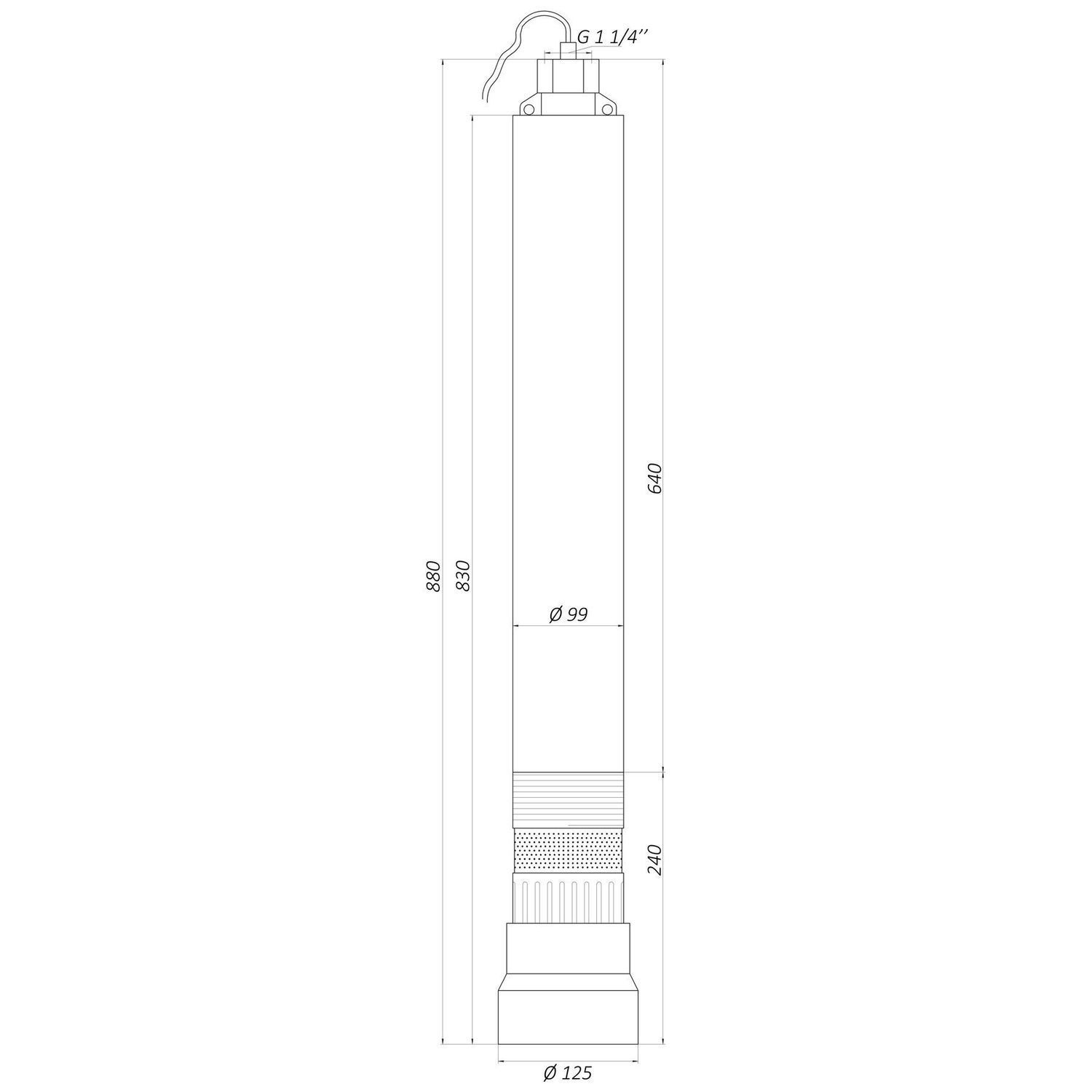 Насос криницевий OPTIMA OP 5,1- 10 1,1 кВт