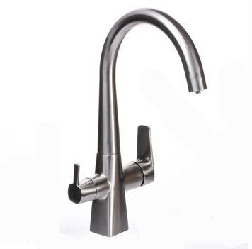 Смеситель для кухни под осмос Globus Lux GLLR-0999-8-STSTEEL