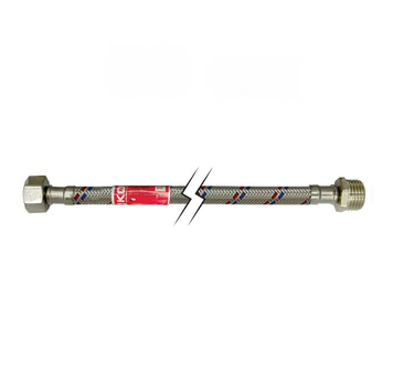 Гибкая подводка KOER 1/2'' ГШ-050 см (шланги в нержавеющей оплетке) (KR0264)