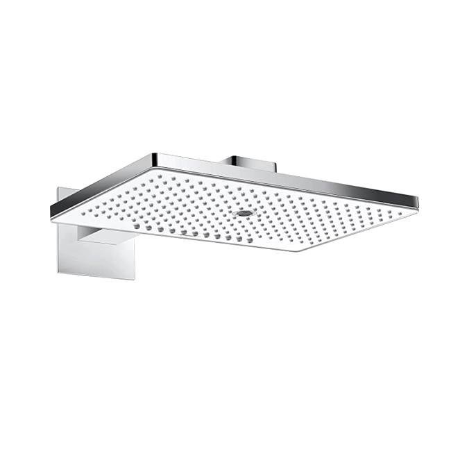 Верхній душ з тримачем (біле скло) Hansgrohe Rainmaker Select 460 3jet