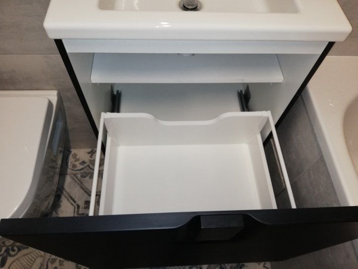 Twins Шкафчик для ванной под умывальник 60 см с одним ящиком Kolo 89498000