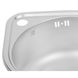 Кухонна мийка Lidz 4539 Сатин 0,8 мм (LIDZ4539SAT8) - 5