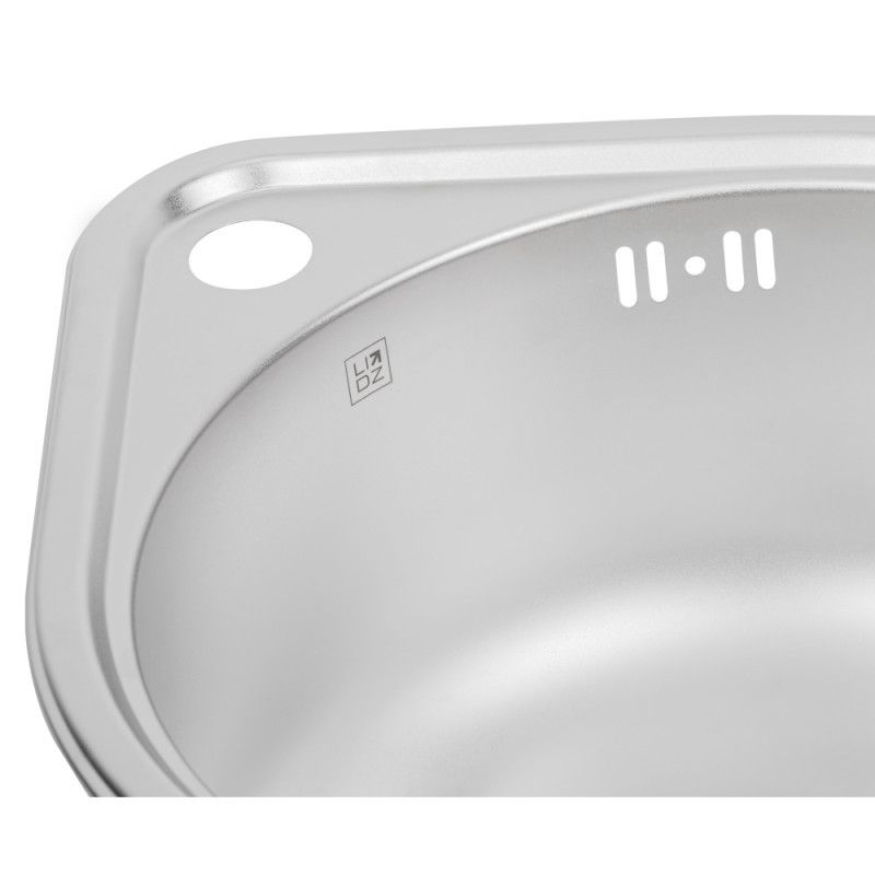 Кухонна мийка Lidz 4539 Сатин 0,8 мм (LIDZ4539SAT8)