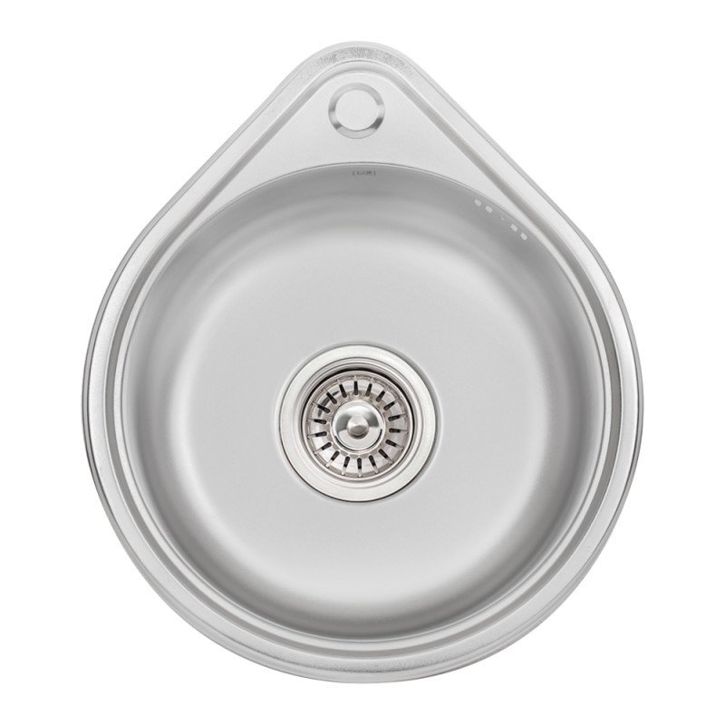 Кухонна мийка Lidz 4539 Сатин 0,8 мм (LIDZ4539SAT8)