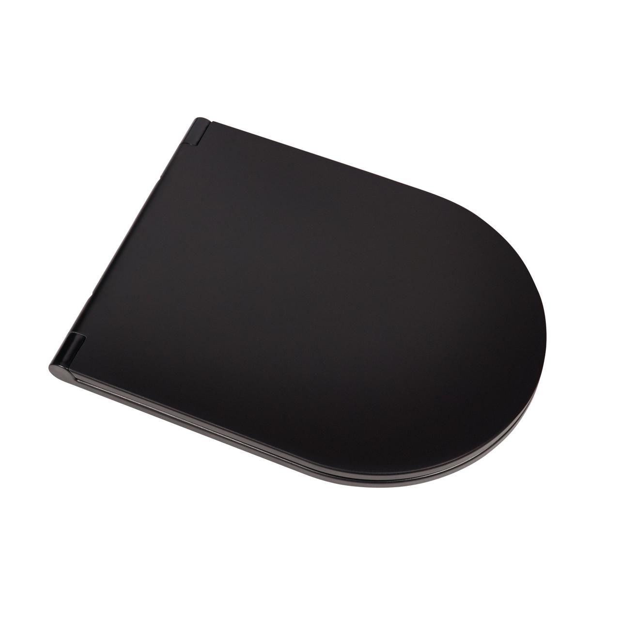 Унітаз-компакт Qtap Robin безободковий зі Сидінням Soft-close QT13222141ARMB