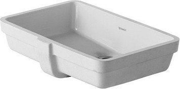 Раковина Duravit Cersanit VERO 48,5*31,5см, вбудовувана, спеціальне полірування для меблів, з переливом, без підставки під змішувач