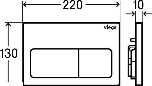 Панель смыва для унитазов VIEGA Prevista 773717