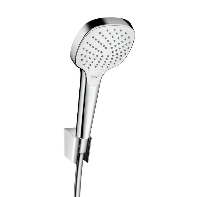 Душовий набір, білий/хром Hansgrohe Croma Select E Vario /Porter 1,25 м