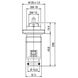 Клапан ВНУТРІШНІЙ для термоголовки М30x1,5 панельного радіатора OPTIMUM/KALITE 1/2″ЗР (в трубу) - 3