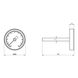 Термометр Icma 0-120°С для антиконденсационного клапана №134 - 2