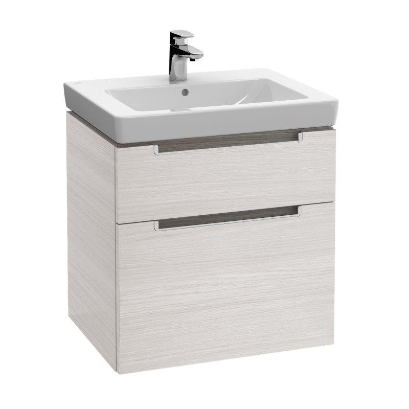 Тумба Villeroy & Boch SUBWAY 20 58,7*59*45,4см, підвісна, кольорова White Wood