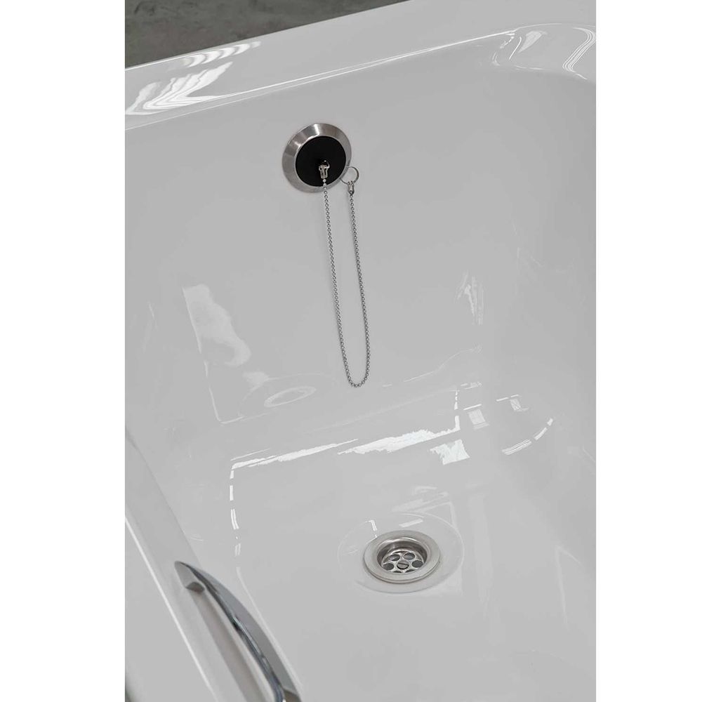 Сифон для ванни Wirquin, з пробкою на ланцюжку та адаптером Ø40/50мм