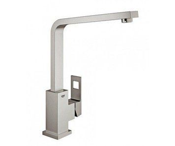 Смеситель для кухни однорычажный, Grohe Eurocube DN 15, цв. Supersteel