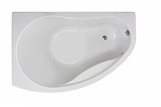 PROMISE ванна асиметрична 150*100 см, ліва, біла, з ніжками SN7