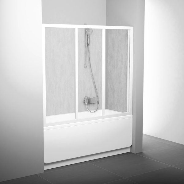 Двери для ванн Ravak AVDP3-170 (Rain) white 40VV010241