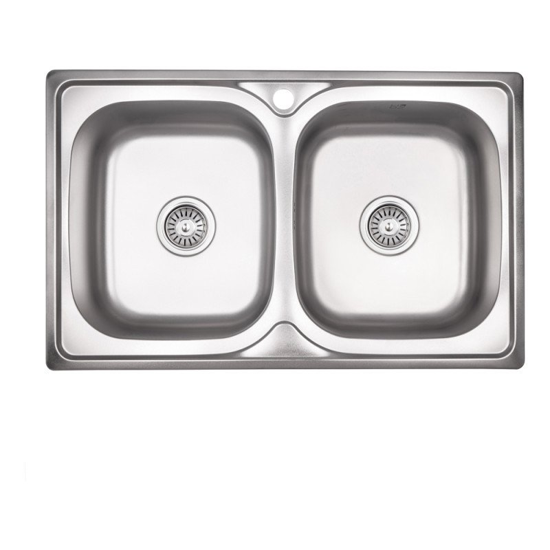 Кухонна мийка Lidz 7948 Сатин 0,8 мм (LIDZ7948SAT8)