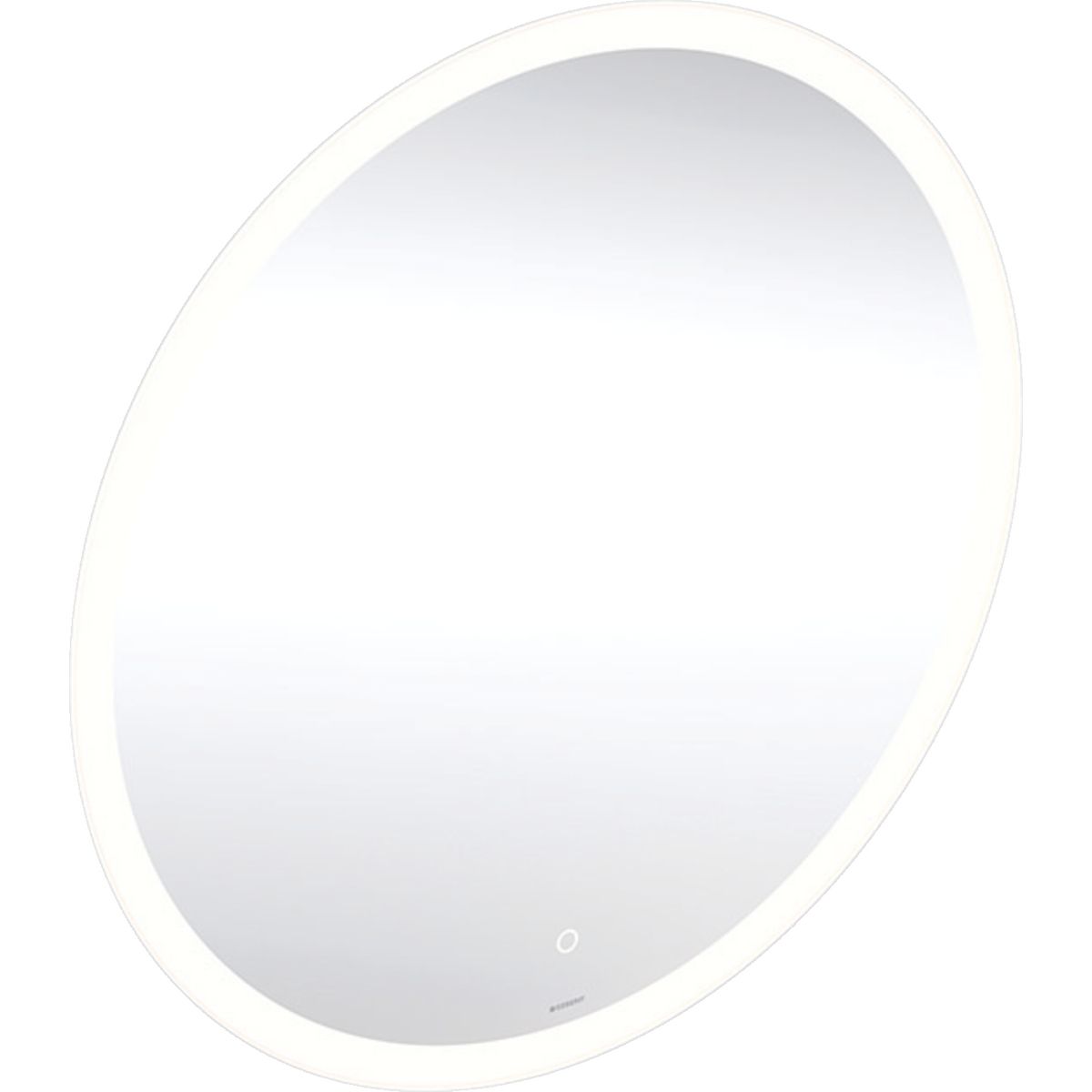 Зеркало OPTION ROUND с прямой и косвенной подсветкой 90см