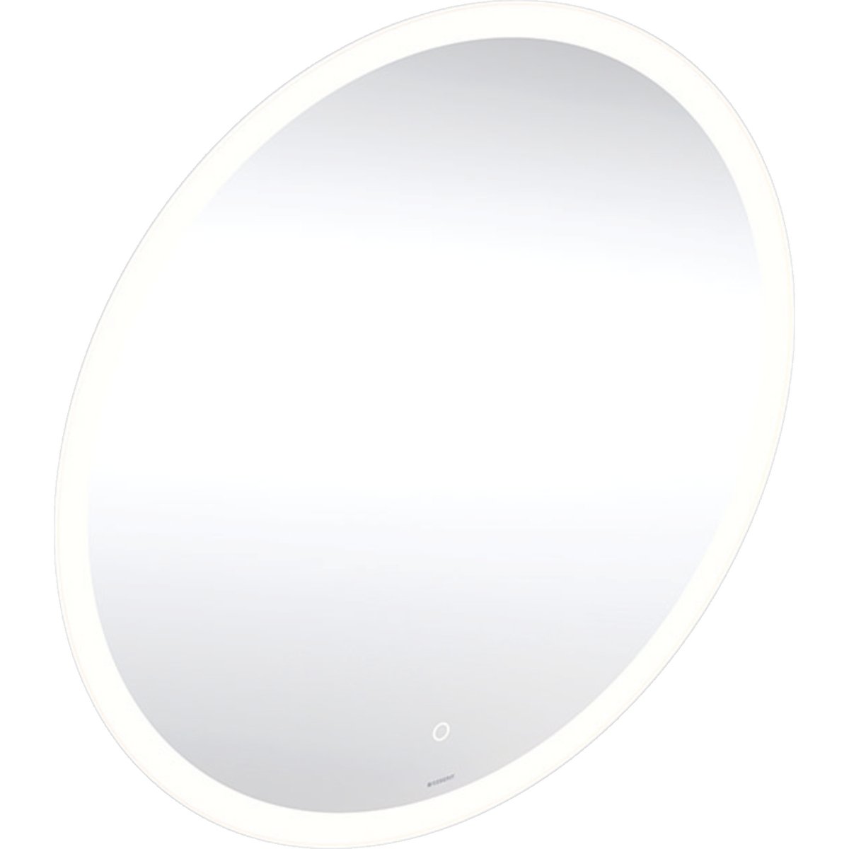 Зеркало OPTION ROUND с прямой и косвенной подсветкой 90см