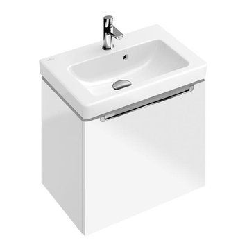 Тумба Villeroy & Boch SUBWAY 2.0 44*42*35,2 підвісна, ручки хром, корпус білий глянець