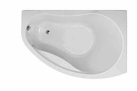 PROMISE ванна асиметрична 150*100 см, права, біла, з ніжками SN7