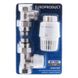 Комплект для підключення радіатора EUROPRODUCT EP1301 - 1/2'' (Прямий з термоголовкою) (EP6017) - 1