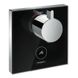 ShowerSelect Highflow Термостат з окремим виходом для ручного душу, скляний, СМ, чорний/хром - 1