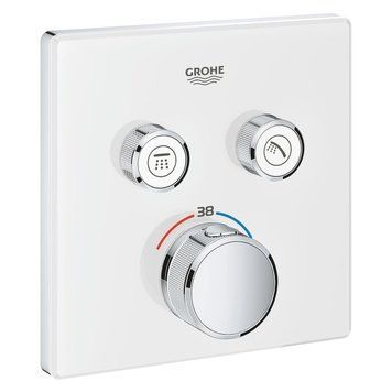 Термостат прихованого монтажу Grohe з 2 кнопками управління Grohtherm SmartControl