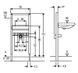 Монтажный элемент для подвесного умывальника, Geberit Duofix, высота 112 см - 2