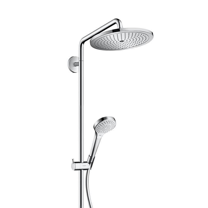 Croma Select S Душевая система Showerpipe 280 1jet, 9 л/мин с термостатом, версия EcoSmart, хром