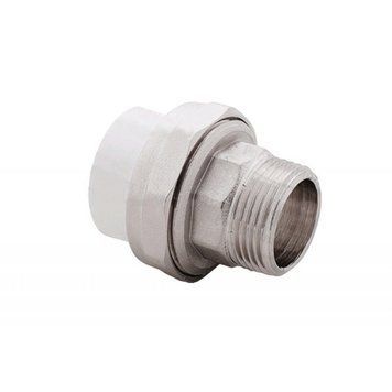 Переход разборной с наружной резьбой Hi-Therm 25*3/4і полипропилен
