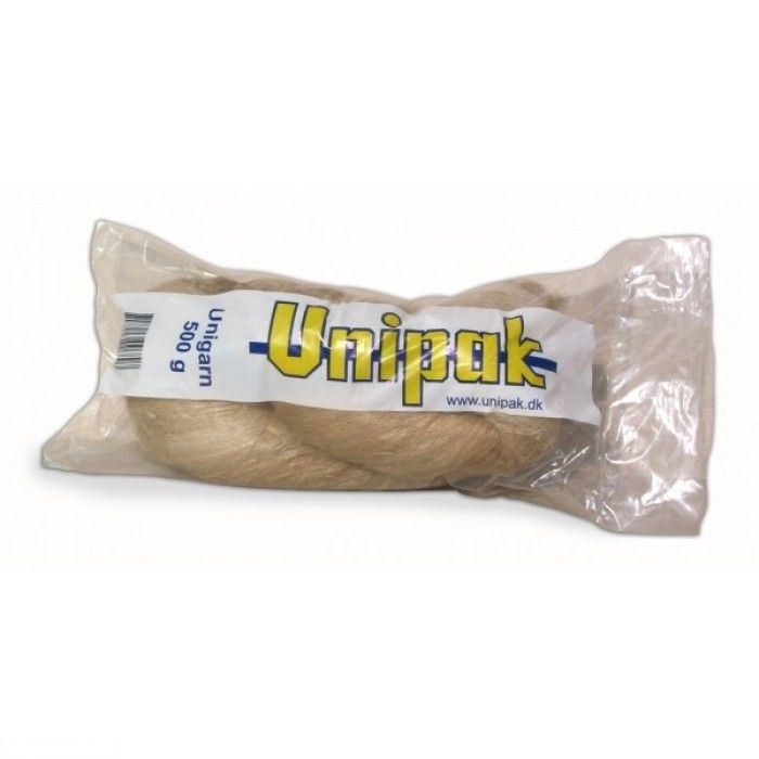 Льон сантехнічний Unipak Unigarn (500 г коса в упаковці)