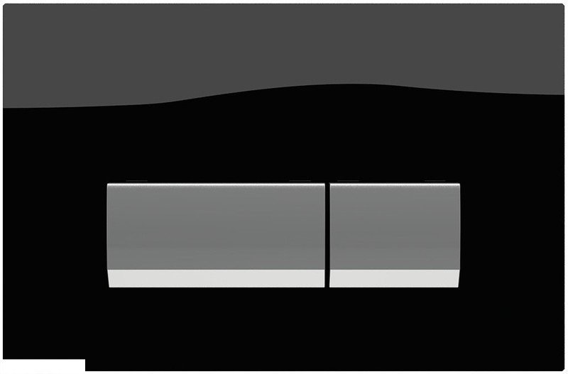 Панель смыва Koller Pool Integro Black Glass