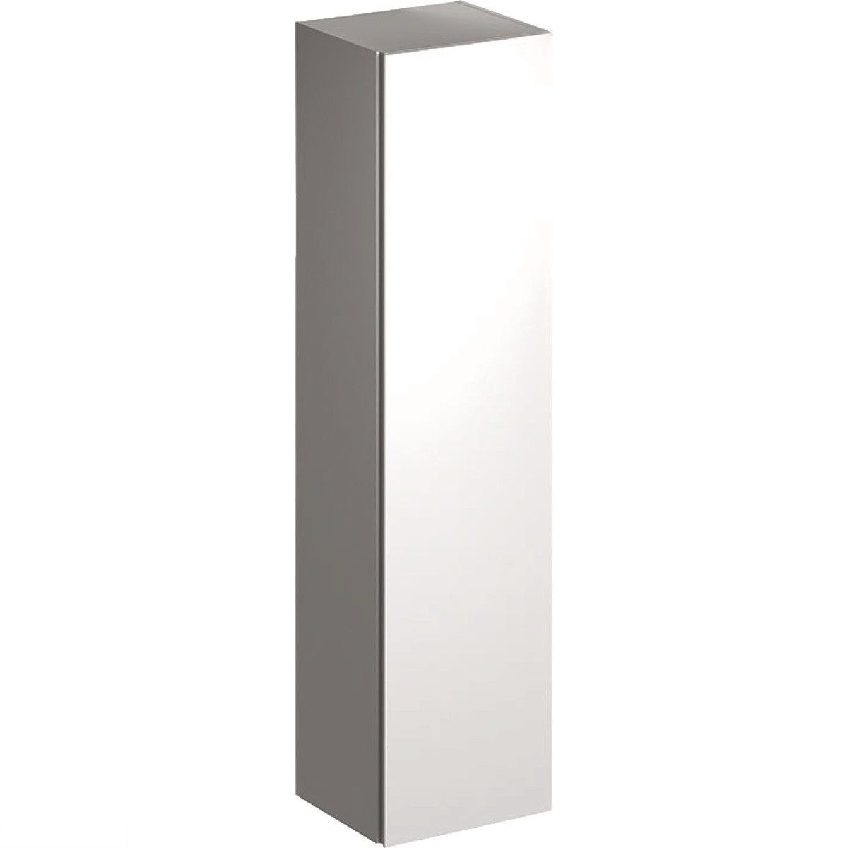 Высокий шкаф Geberit Xeno2 с одной дверцей и внутренним зеркалом: белый, глянцевое покрытие 500.503.01.1