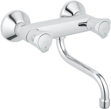 Смеситель для кухни, Grohe Costa L двухвентильный, настенный