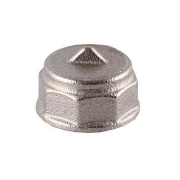 Заглушка нікелевана 1/2&Prime;ВР VA, штампована А1001А(нк)