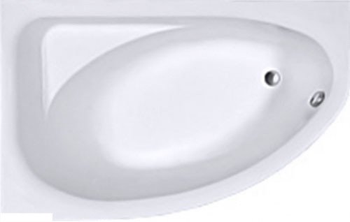 SPRING ванна асимметричная 160*100 см, левая, белая, с ножками SN7