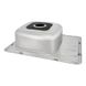 Кухонна мийка Lidz 6350 Micro Decor 0,8 мм (LIDZ6350MDEC) - 5