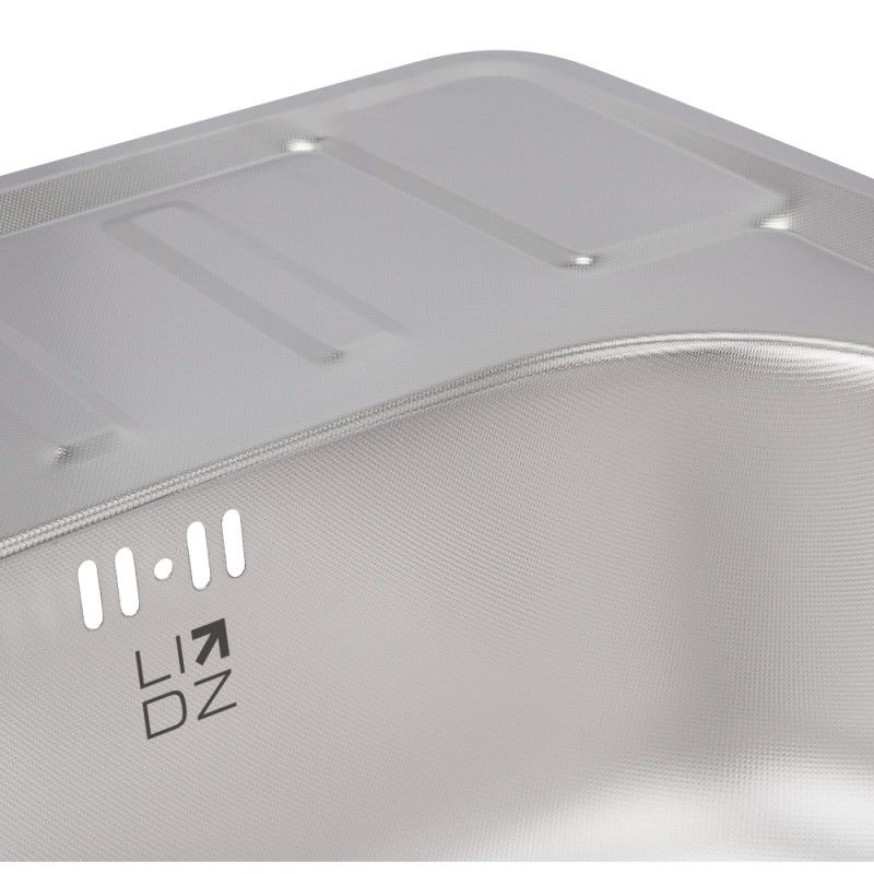 Кухонна мийка Lidz 6350 Micro Decor 0,8 мм (LIDZ6350MDEC)