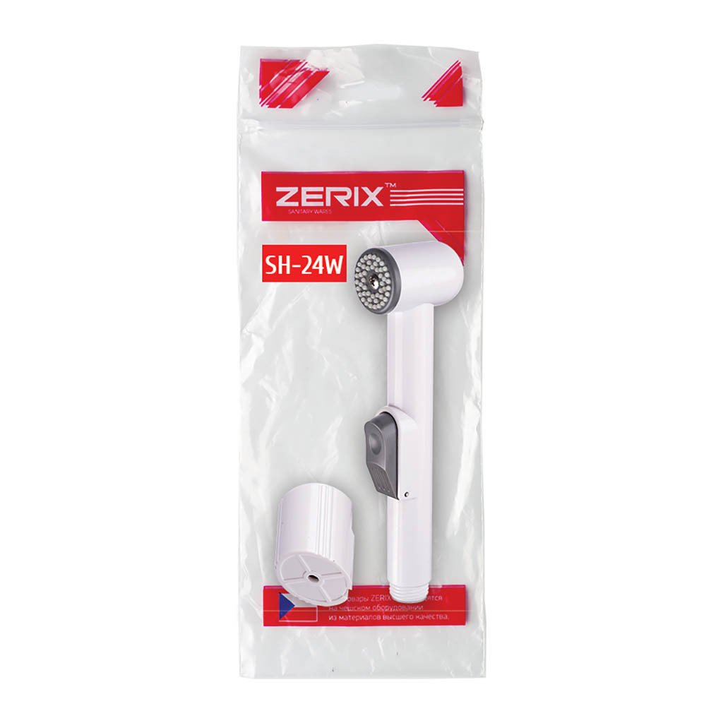 Лійка гігієнічна ZERIX SH-24.W (внутрішня трубка латунь) (ZX2731)