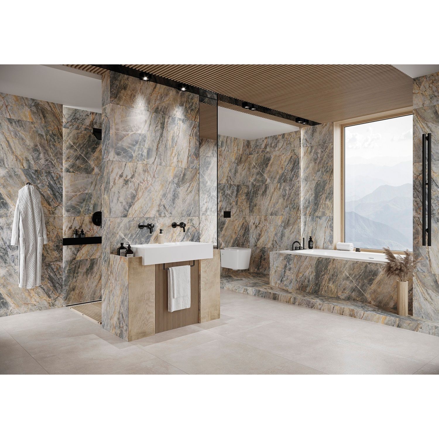 Плитка GRES BRAZILIAN QUARTZITE AMBER RECT