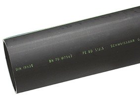 Труба PEHD QS SDR17,6 50x3,0 (5m) S12,5 черн.