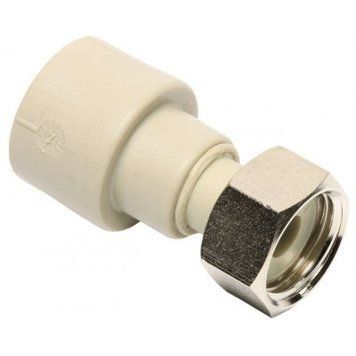 Муфта Hi-Therm з накидною гайкою 25*3/4 поліпропілен