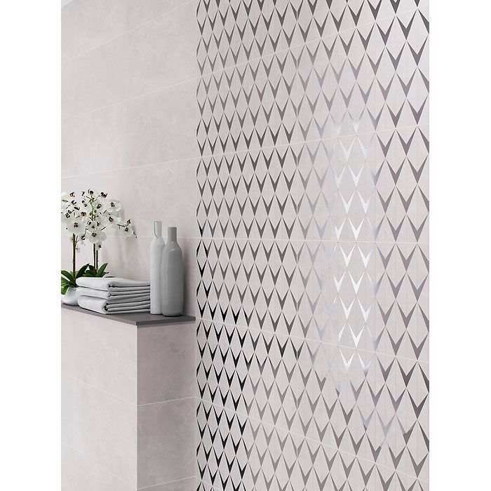 Плитка TENEZA LIGHT GREY INSERTO