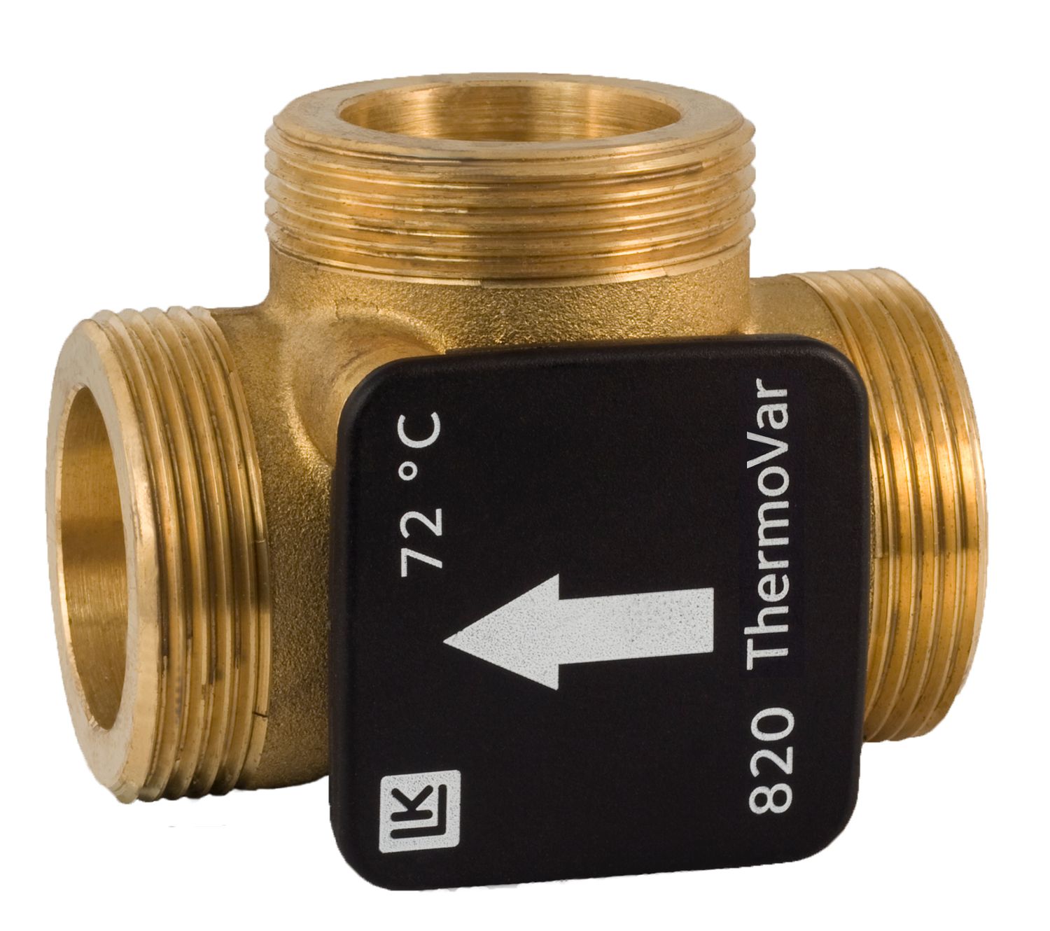 Термостатичний клапан механічний LK Armatur LK 820 ННН 1 1/2х 66°C