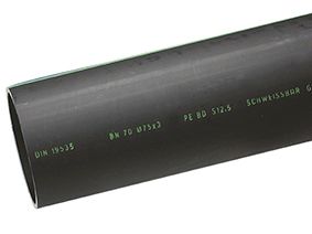 Труба PEHD QS SDR26 110x4,2(5м) S12,5 чорна