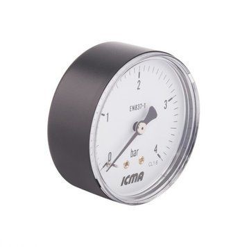 Манометр Icma 1/4" 0-4 бар, заднє підключення №243