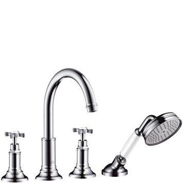 Змішувач для ванни, HANSGROHE Axor Montreux на 4 отвори, двоклапанний