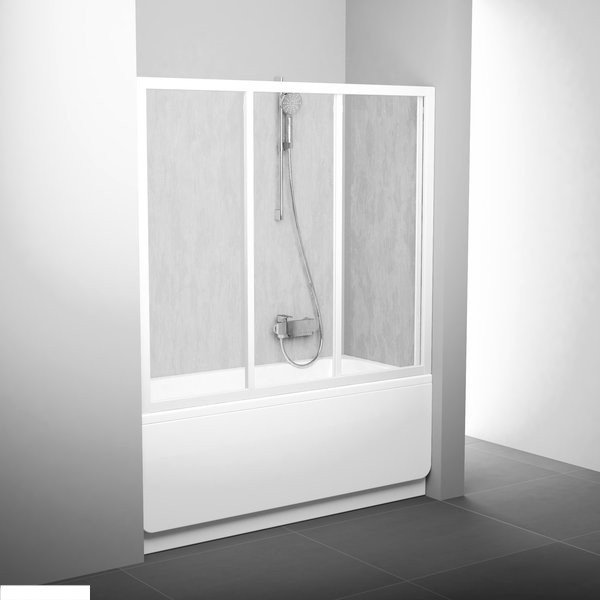 Двери для ванн Ravak AVDP3-180 (Rain) white 40VY010241