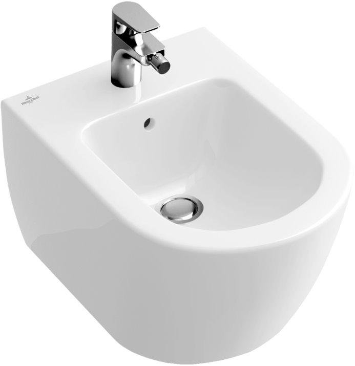 Биде Villeroy&Boch подвесное SUBWAY 2.0. 37,5*56,5см