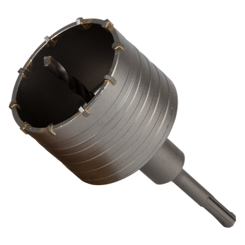 Коронка для бетону &Oslash;80&times;70мм 10 Зубців + Хвостовик 110мм Sds-Plus Grad